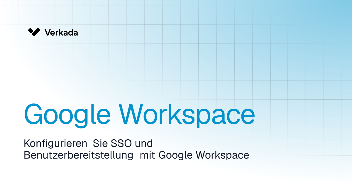Google Workspace | Command | Verkada Help
